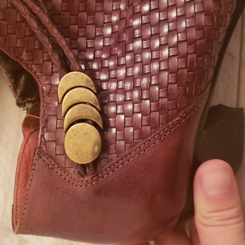 VINTAGE Valerie Steven's Leather Booties - Picture 2 of 6